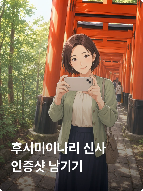 후시미이나리 신사 인증샷 남기기